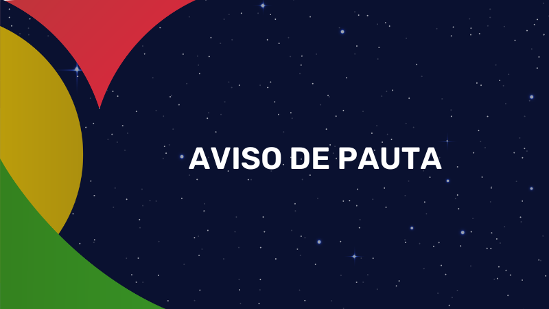 Aviso de pauta